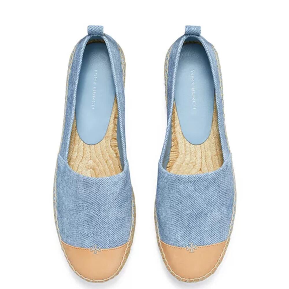 Tory Burch cap tor espadrilles size 6.5 nwot